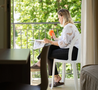 Balcony in the room
